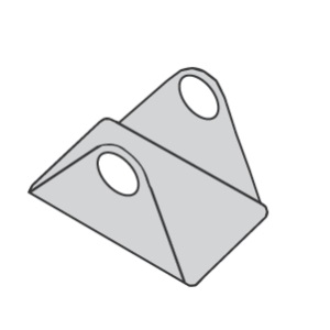 Carrier Hettich plate for bucket no. 5628 or 4745