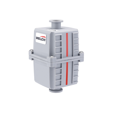 FOM25 professional oil mist filter with oil drainback, for excellent elimination of oil mist, DN25KF flanges