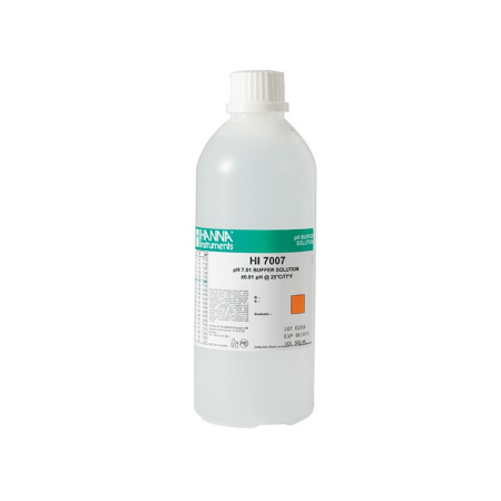 Wolf special offer - Buffer solutions Hanna Instruments HI-7007L, Technical buffer, pH 7.01, 500 mL bottle, calibration/verification purpose, 24 months shelf-life OFFER ENDS 30-06-2026